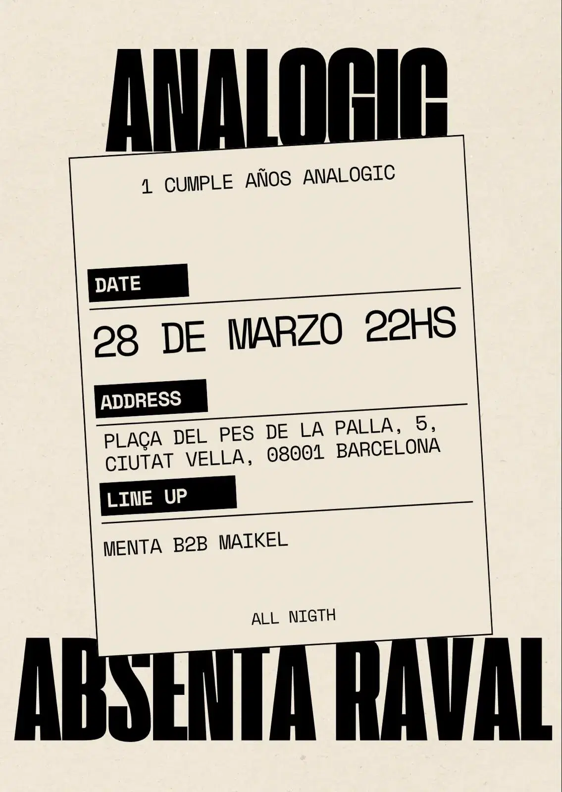 ANALOGIC ANNIVERSARY