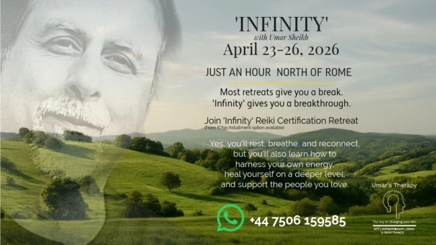 "Infinity" Reiki Certification Retreat with Umar Sheikh