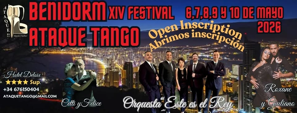 BENIDORM AATAQUE TANGO FESTIVAL