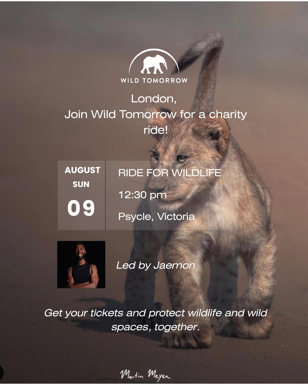 Charity Ride for Wildlife