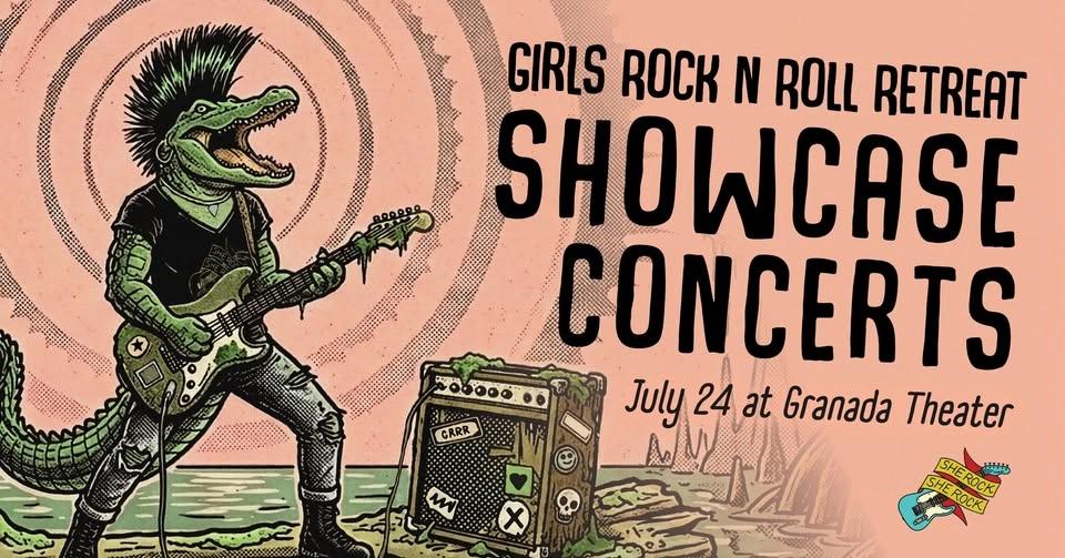 Girls Rock n Roll Retreat 2026 * Week Two * Showcase Concerts!