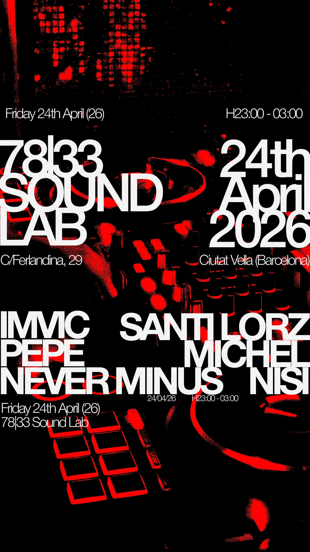 plurALL x Hold'Em en Barcelona - 78/33 Sound Lab