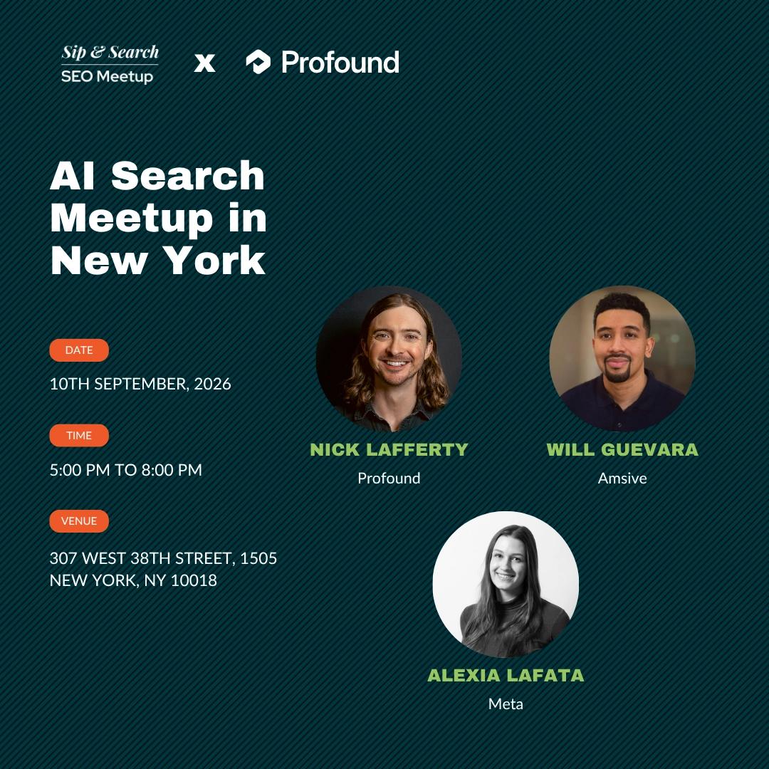 AI Search Meetup in New York