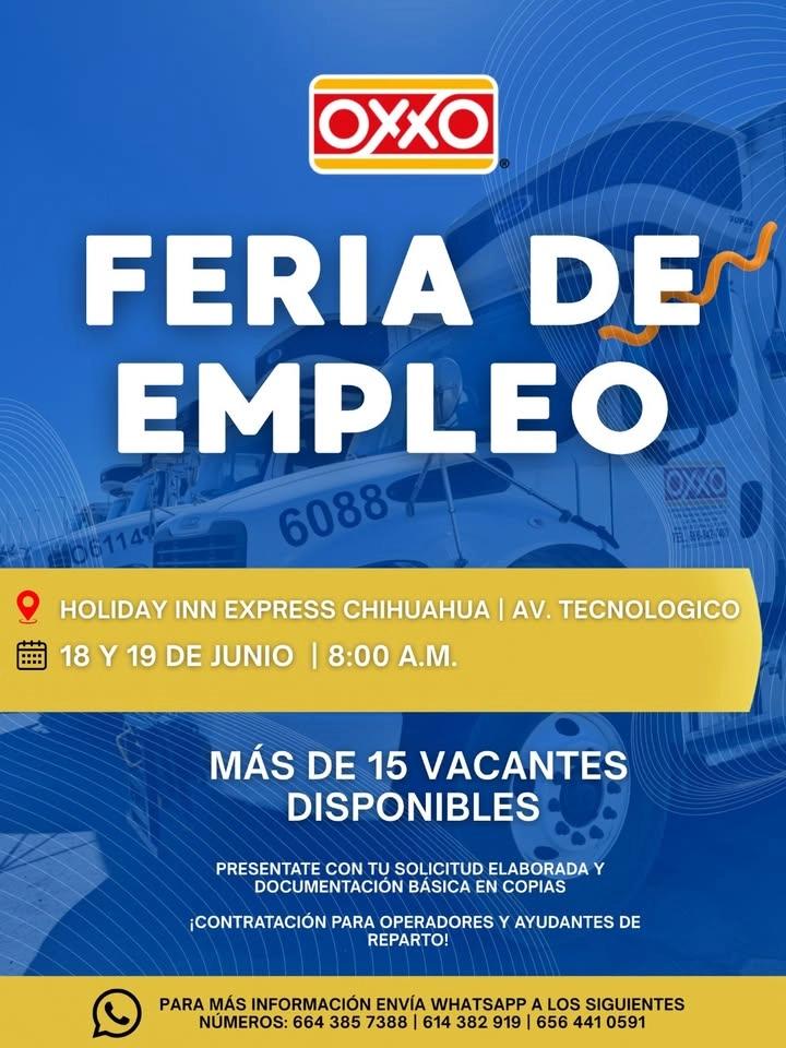 Feria de empleo CEDIS OXXO DISTRIBUCIÓN