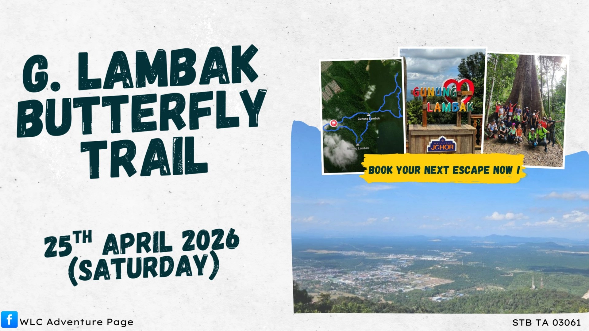 Butterfly Series: G. Lambak Butterfly Trail <day trip>