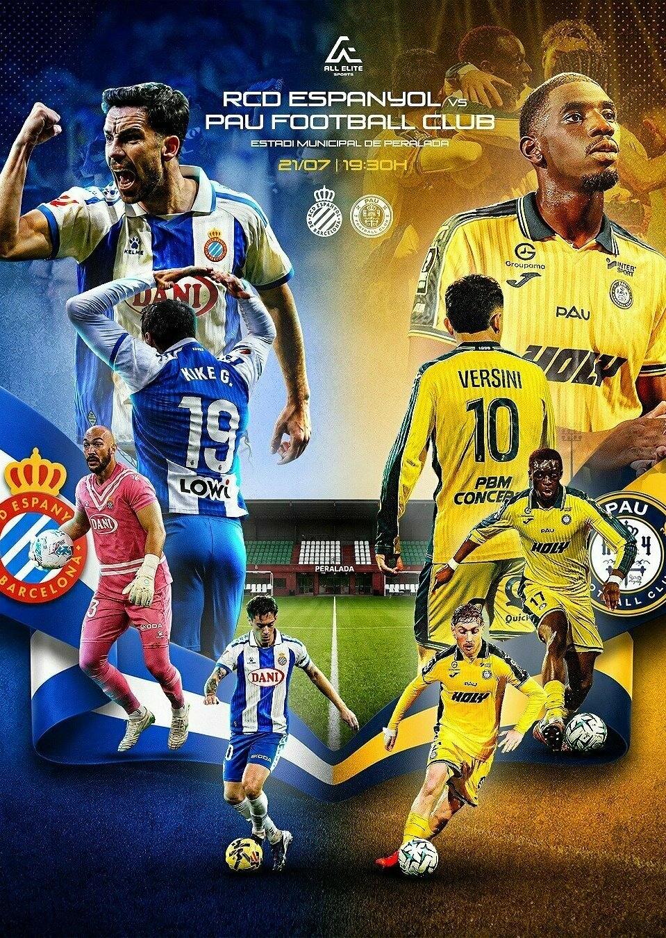 RCD Espanyol vs Pau FC