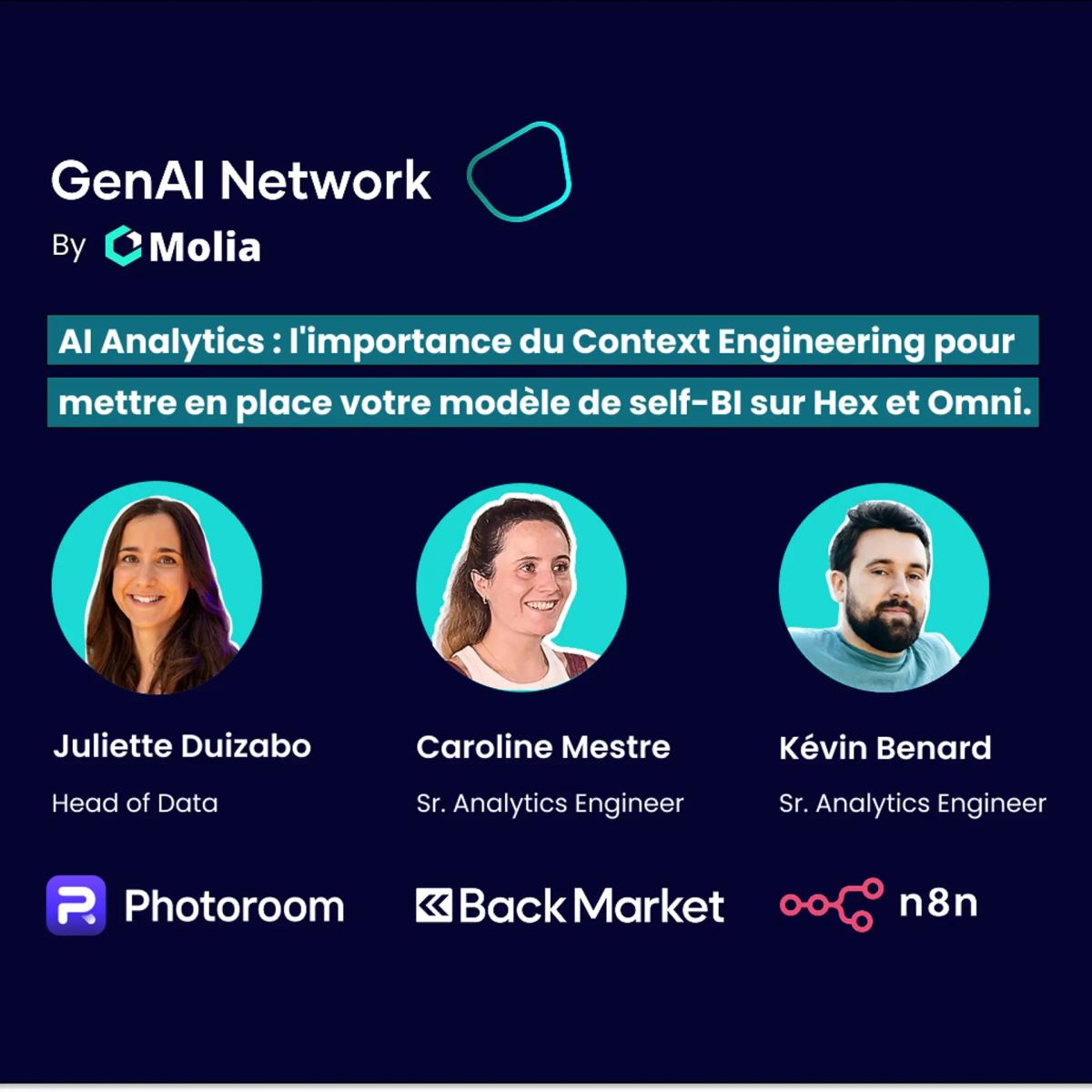 Meetup GAIN #15 | AI Analytics : l'importance du Context Engineering pour mettre en place votre modèle de self-BI sur Hex et Omni.