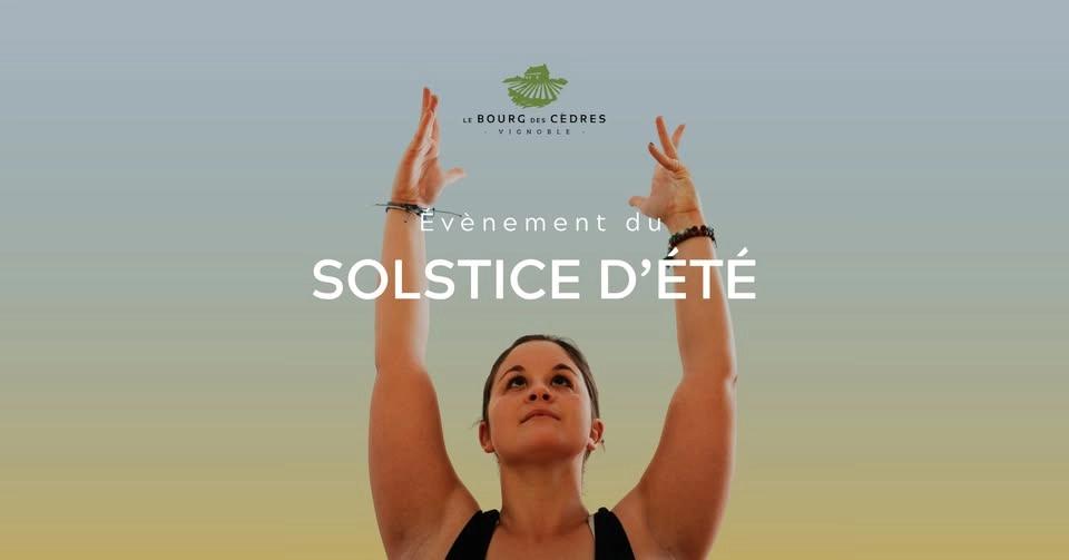 Évènement du Solstice - Pratiques GRATUITES au Vignoble