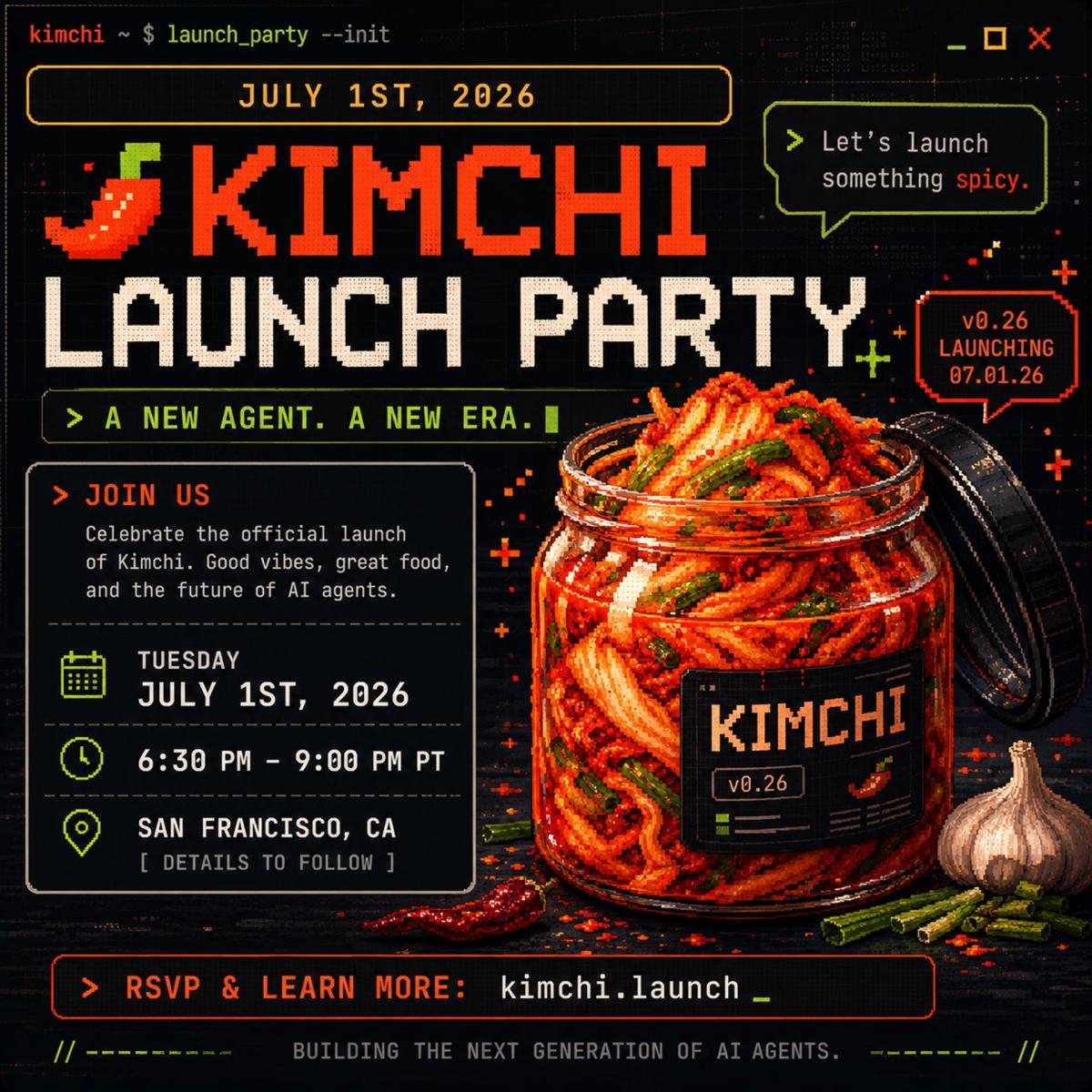 Kimchi AI Launch Party + Builder Sprint