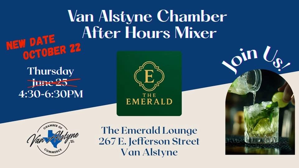 VA Chamber August After Hours Mixer hosted by The Emerald