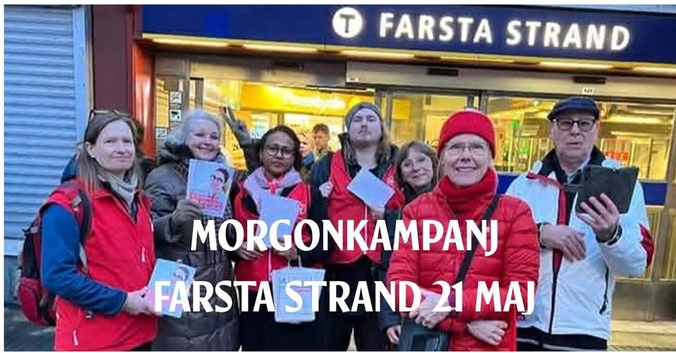 Morgonkampanj Farsta Strand