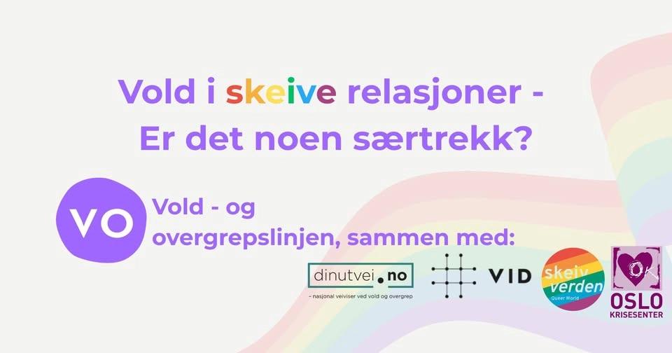 Vold i skeive relasjoner - Er det noen særtrekk?