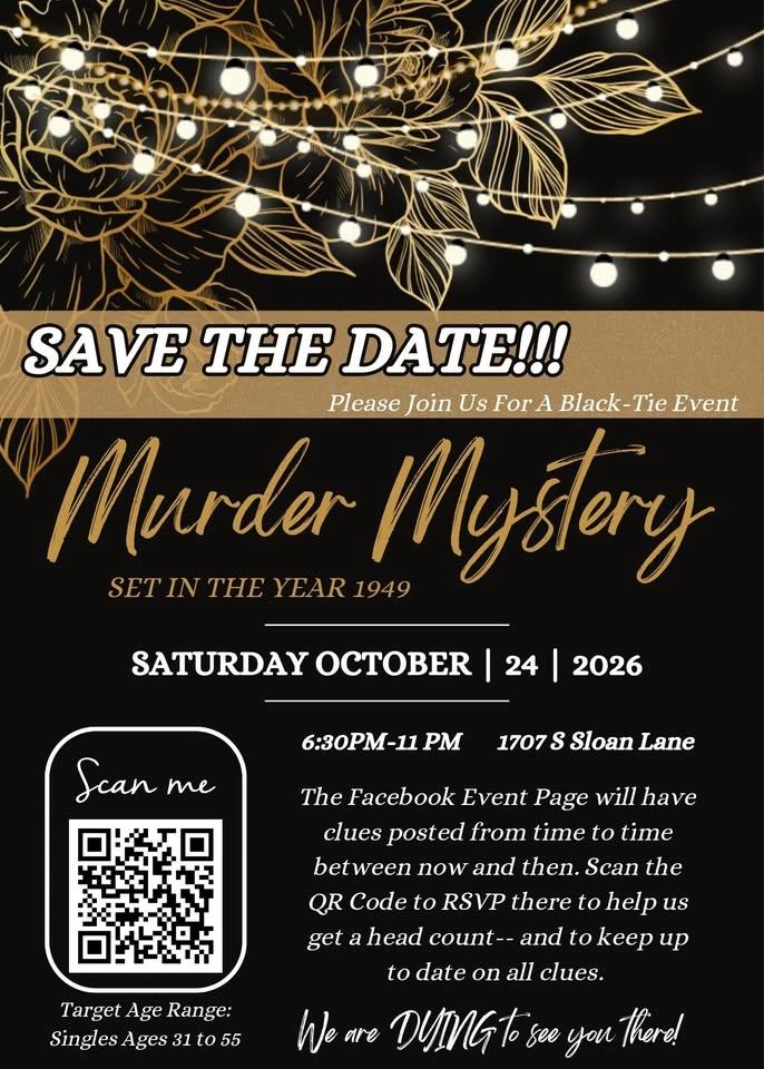 We'll Meet Again: A Black Tie Murder Mystery Event