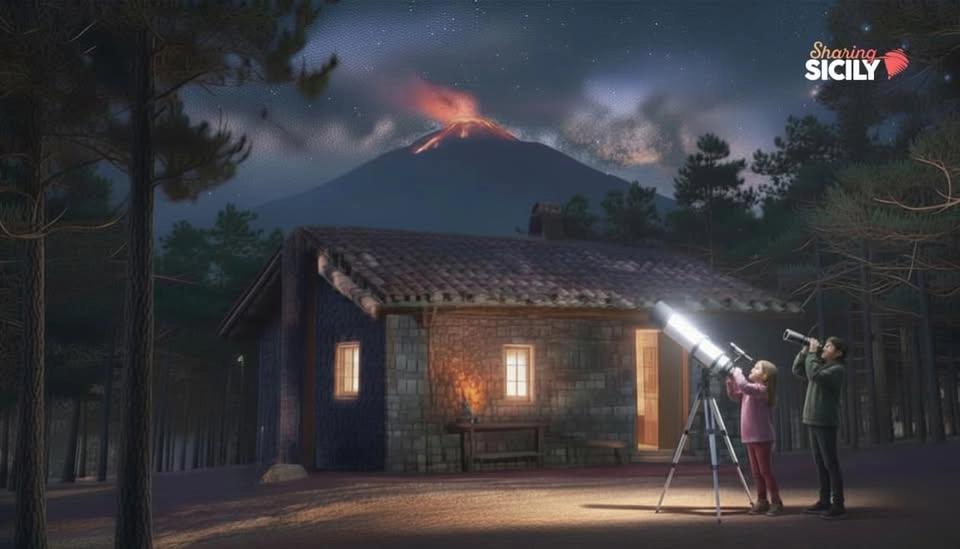 Etna al tramonto con cena in rifugio e Telescopio