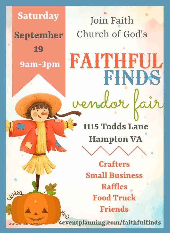 Faithful Finds Vendor Fair