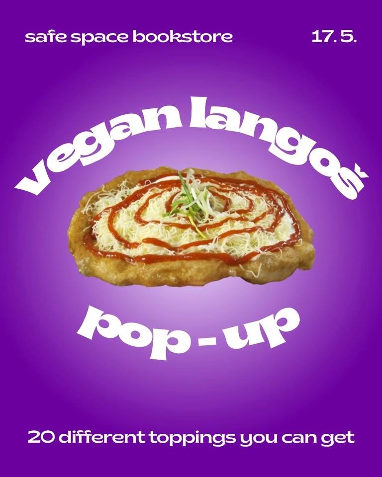 LAST VEGAN LANGOŠ POP UP IN SAFE SPACE BOOKSTORE