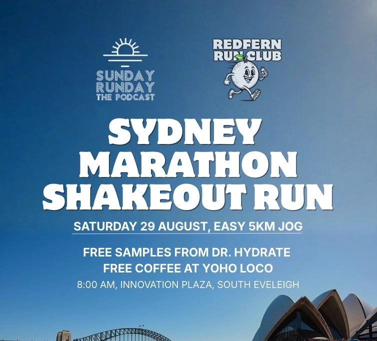 SYDNEY MARATHON SHAKE OUT RUN
