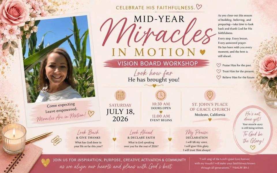 Mid-Year Miracles in Motion Vision Board Workshop