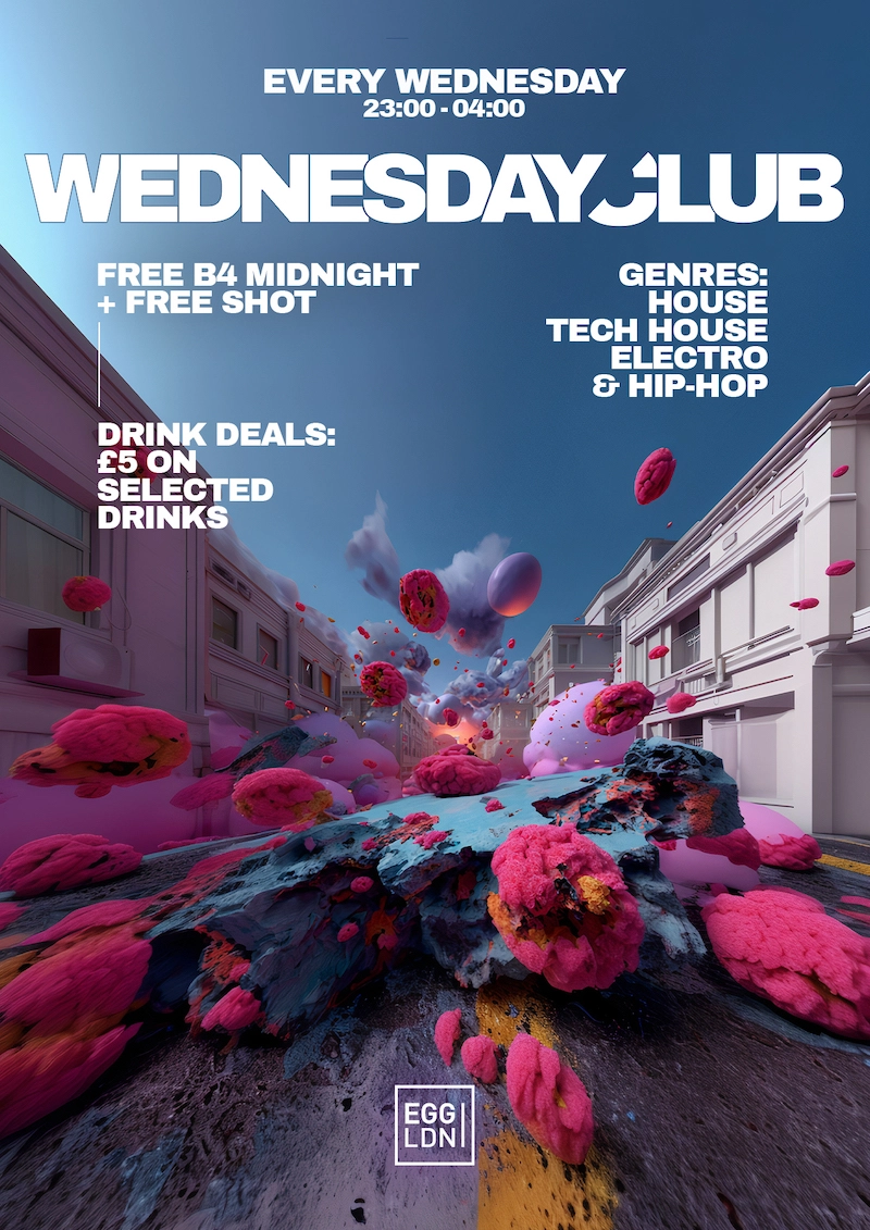 Wednesday Club: House, Tech House, Electro & Hip Hop
