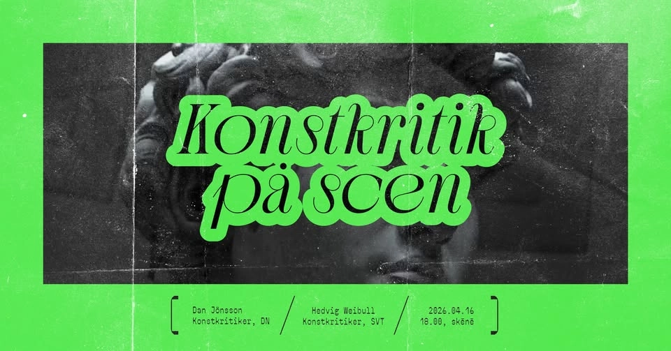 Konstkritik på scen