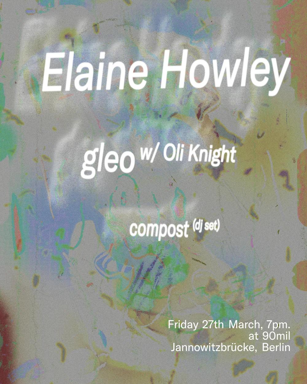 Gleo presents; Elaine Howley