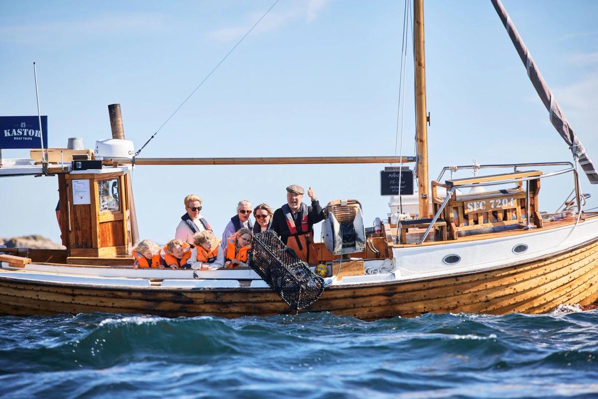 Guidad båttur med krabbfiske