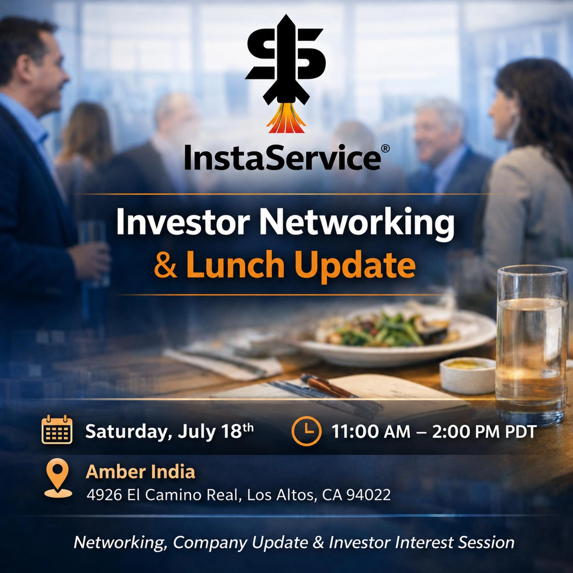 InstaService Investor Networking & Lunch Update