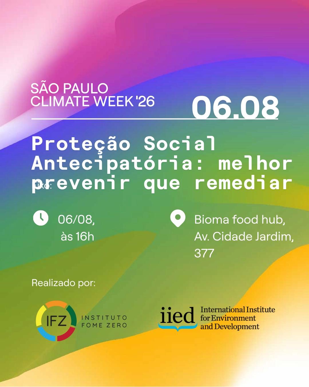 Proteção Social Antecipatória: melhor prevenir que remediar