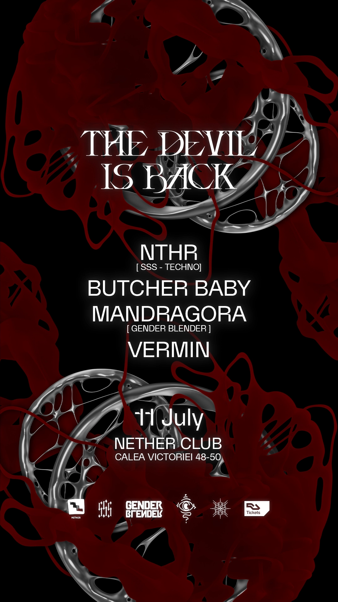 THE DEVIL IS BACK w/ NTHR, BUTCHER BABY, MANDRAGORA, VERMIN