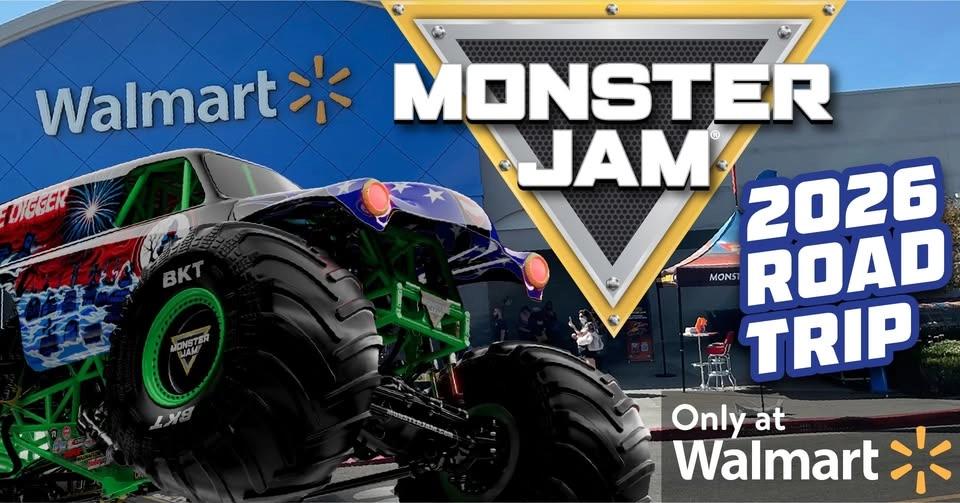 Grave Digger Stars & Stripes at Walmart