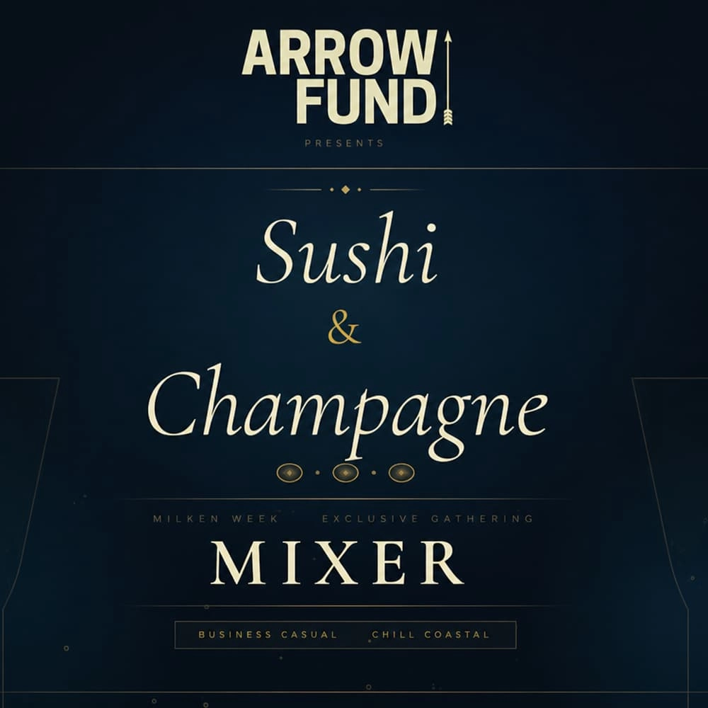 Sushi & Champagne | Arrow Fund x SVRN
