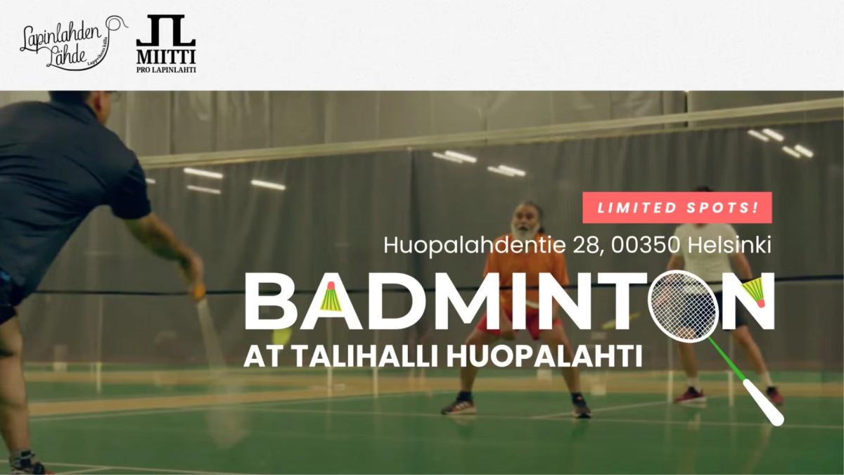 Badminton at Tali