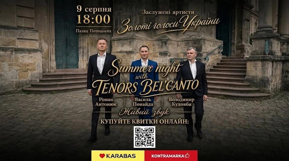 Summer night with Tenors BEL'CANTO