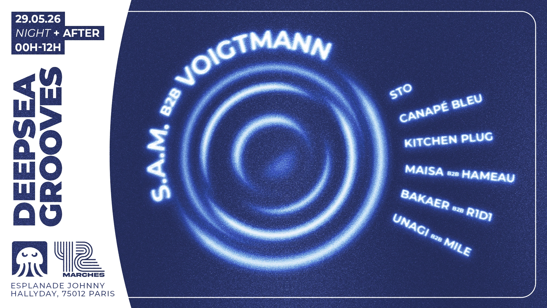 Night + After - Deepsea Grooves Invite S.A.M. B2b Voigtmann