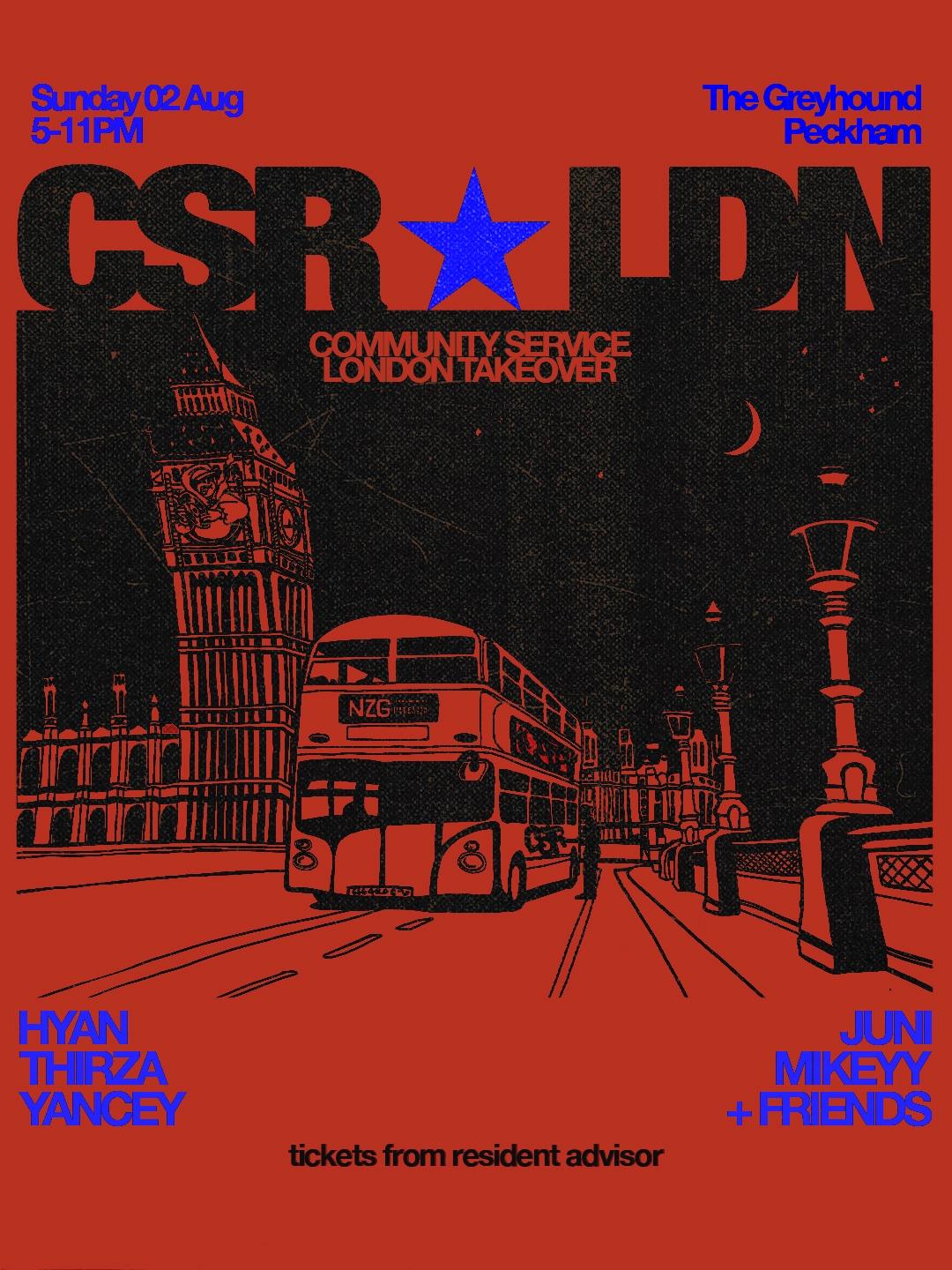 Community Service Records London Takeover