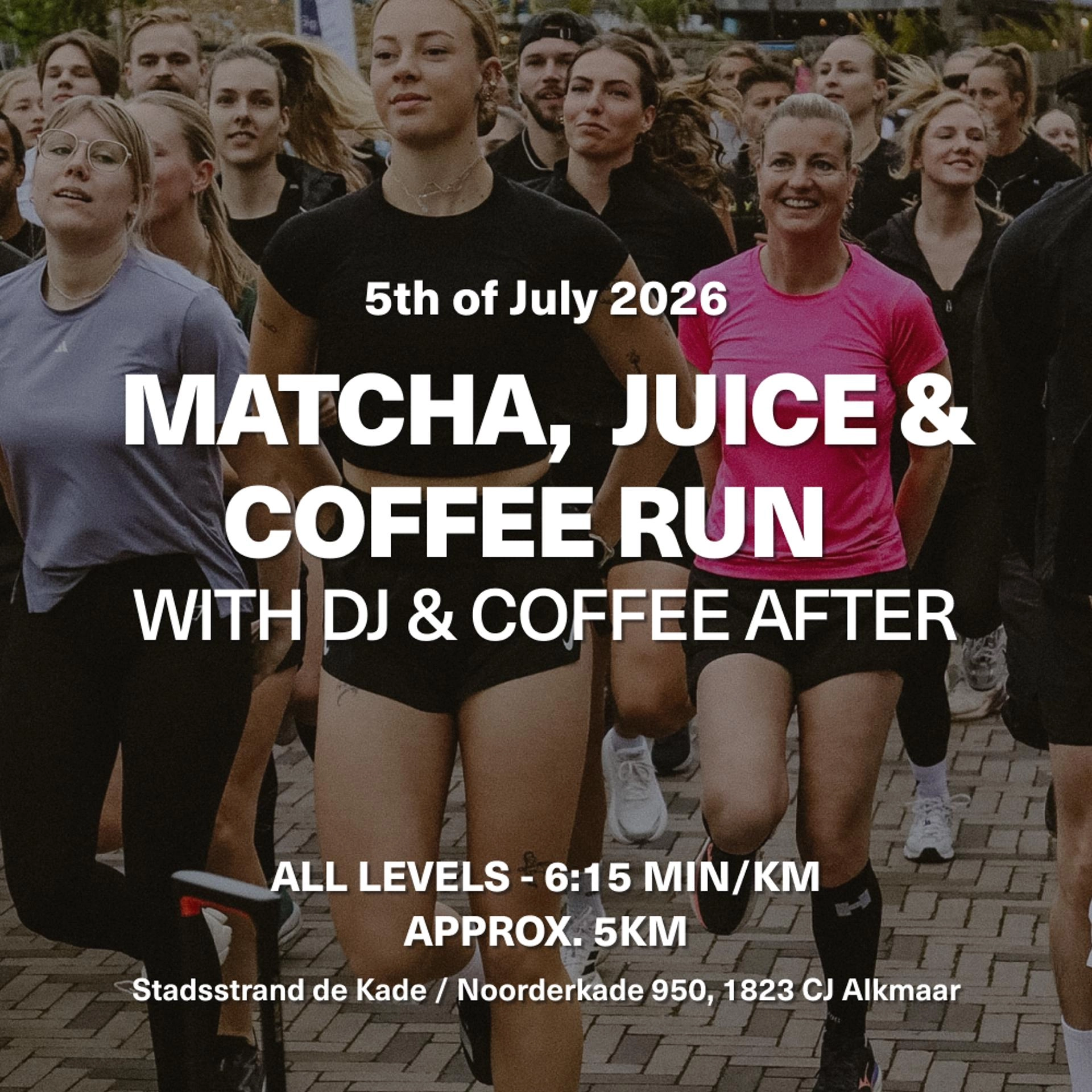 Morning Culture Club - Matcha, Juice & Coffee Run + DJ after