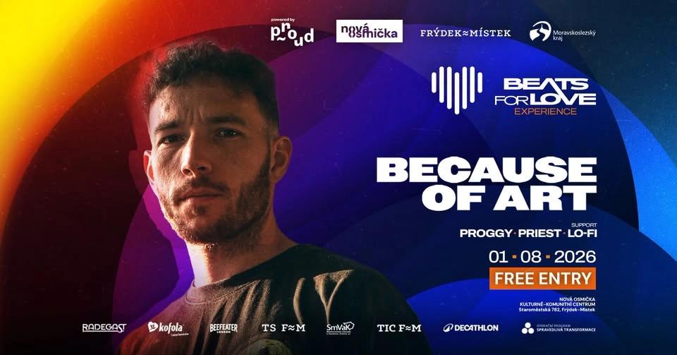 BEATS FOR LOVE: EXPERIENCE ♡ w/ BECAUSE OF ART | VSTUP ZDARMA