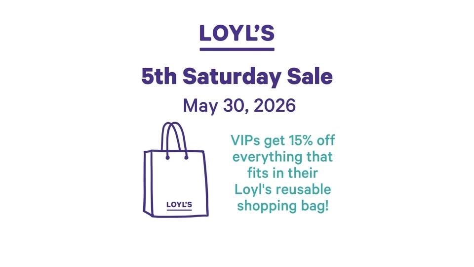 5th Saturday Sale for VIPs