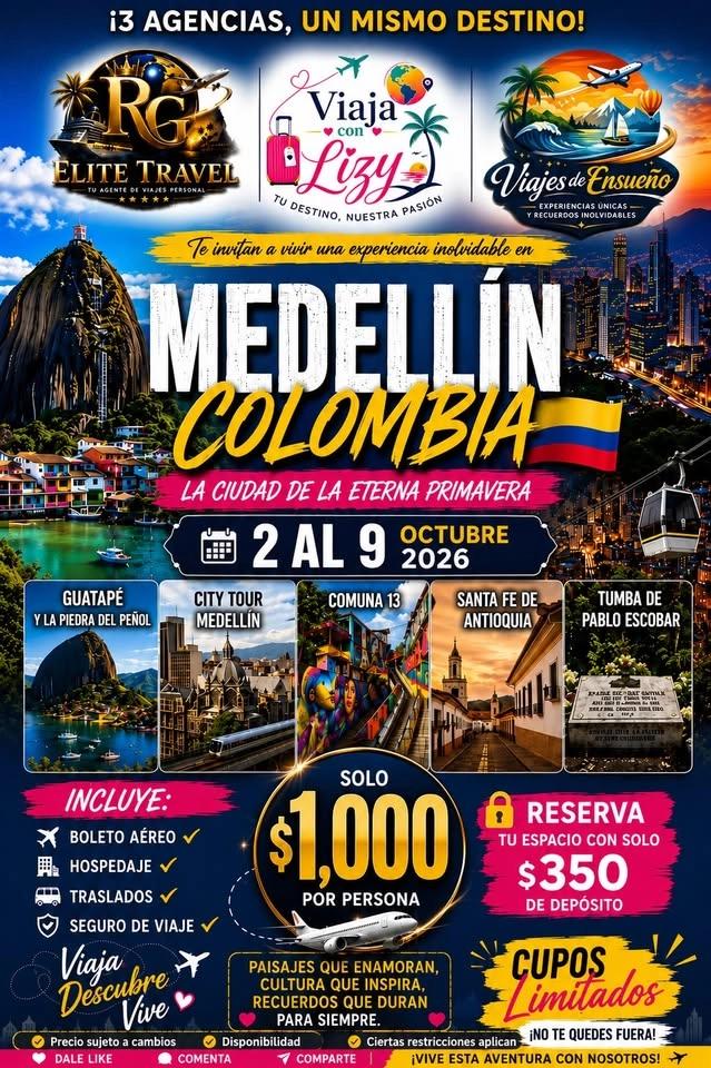 Viaje grupal a Medellin