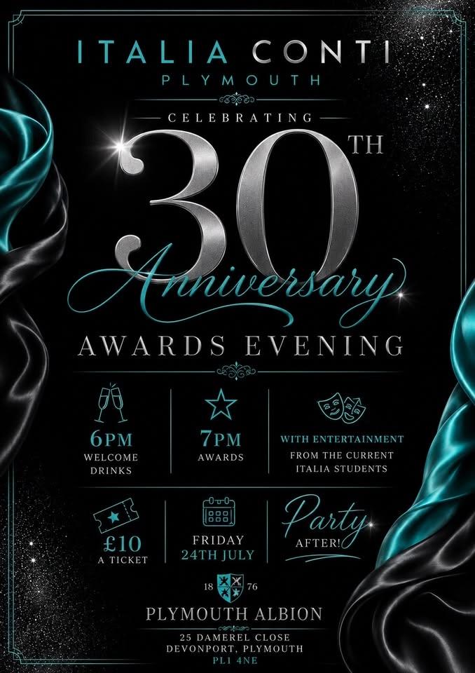 Italia Conti Plymouth 30th Anniversary Awards Evening