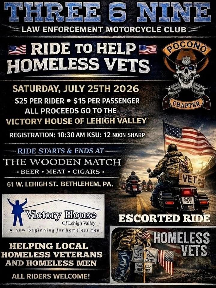 Ride to help homeless Veterans