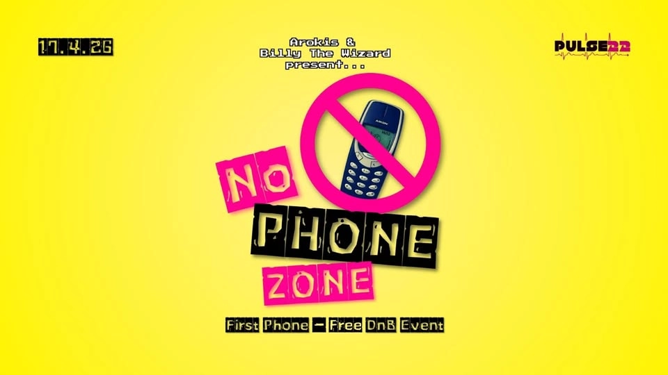 NO PHONE ZONE - First Phone-Free DnB Event