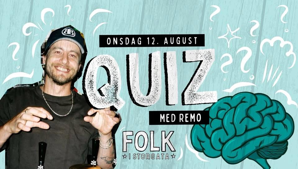 Quiz med Remo på Folk 12. august