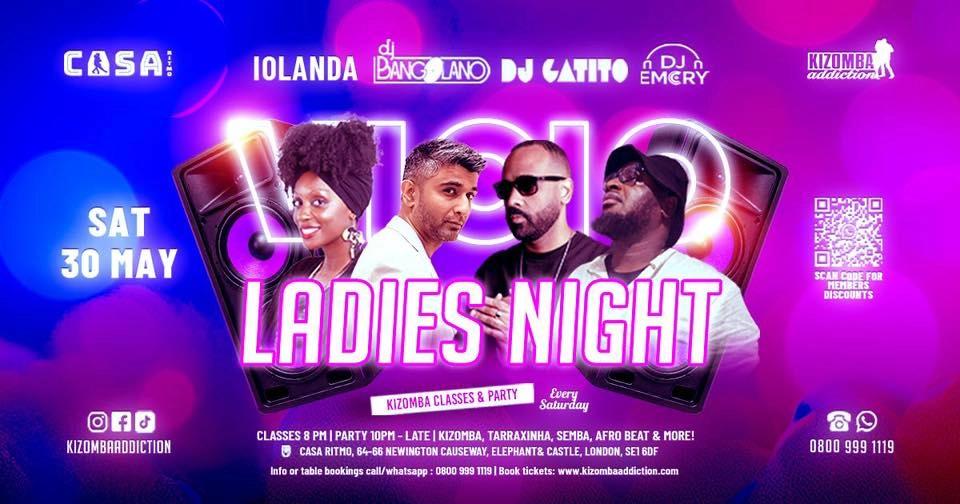 🎶 London’s No.1 Kizomba Party : Vicio –Ladies Night with DJ Bangolano 🐰🎉