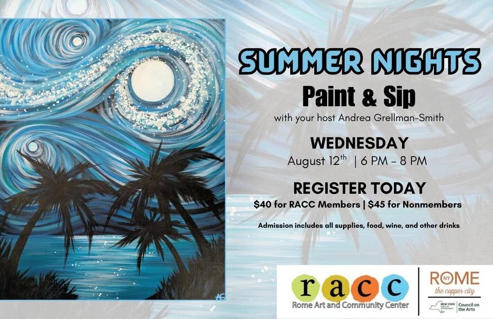 Summer Nights Paint & Sip