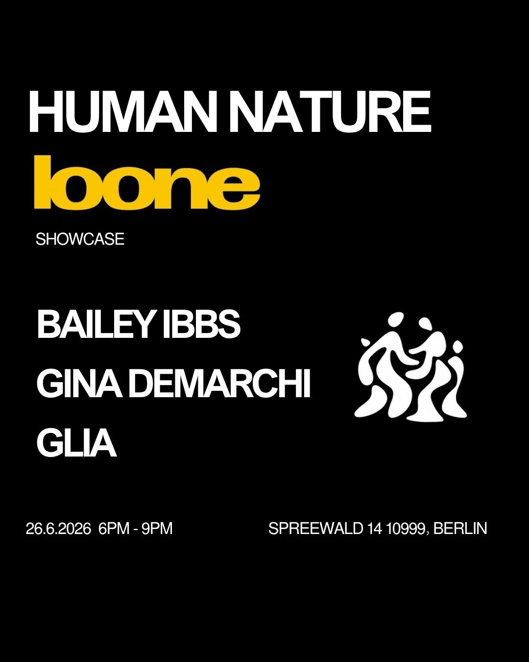 Human Nature: GLIA Invites: Bailey Ibbs, Gina Demarchi