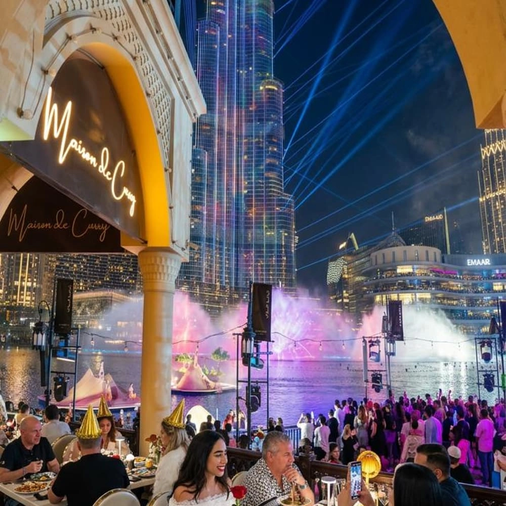 🆕 First Event on Maison de Curry🔥Elegant Business Networking @ New Luxurious Venue with Best View of Burj Khalifa & Fountain Show🔥