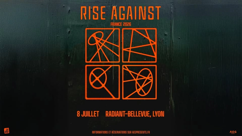 RISE AGAINST · 08/07/26 🔥 Radiant-Bellevue (Caluire-et-Cuire)