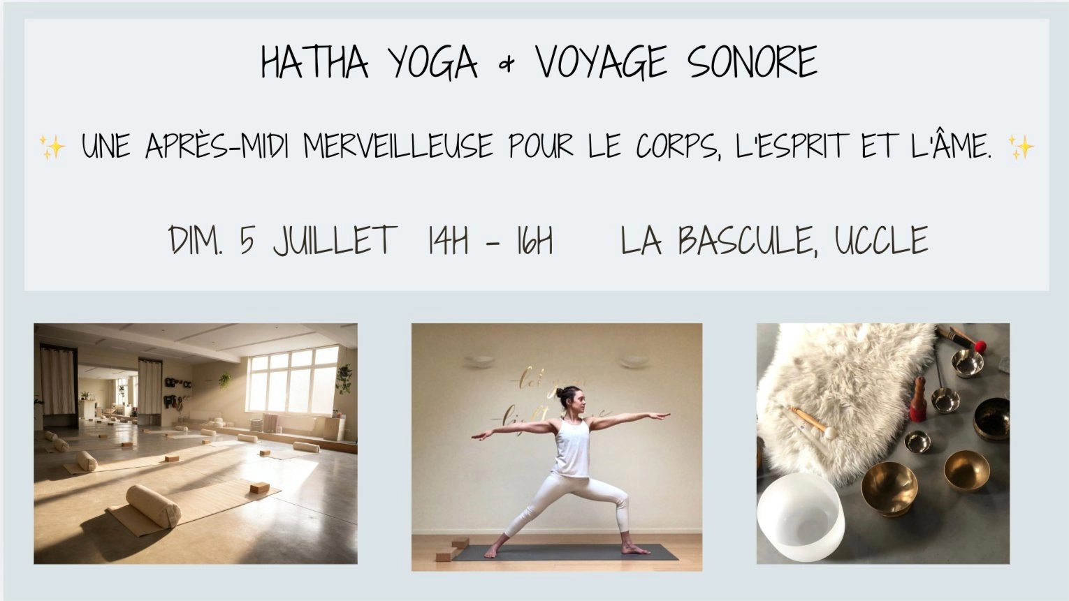 🧘♀️ Yoga Hatha & Voyage Sonore 🎶 I Reset - Restore - Recharge ✨ Ixelles