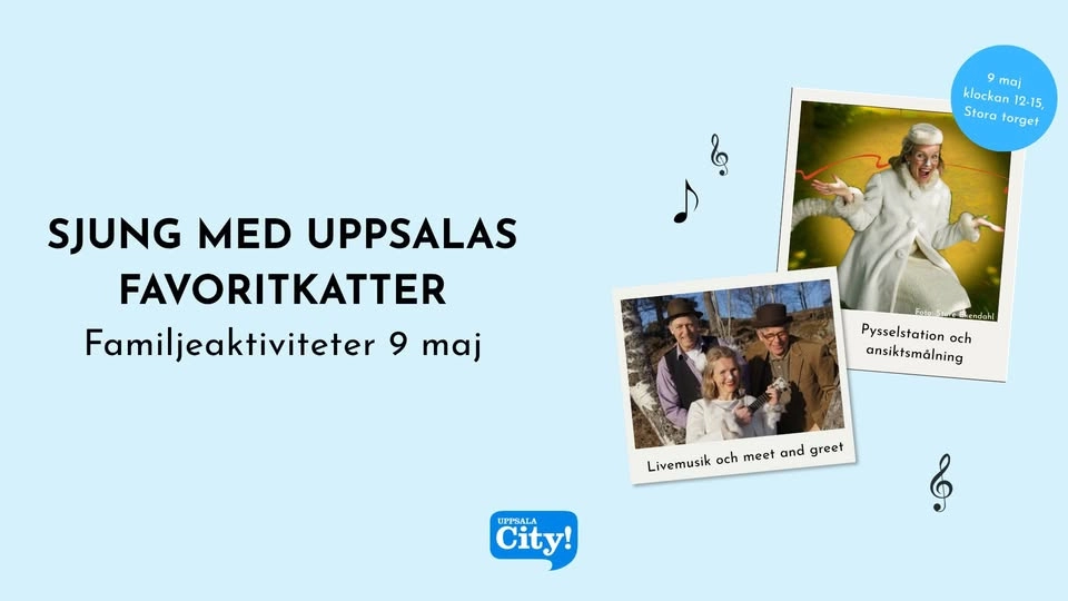 Sjung med Uppsalas favoritkatter